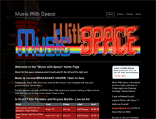 Tablet Screenshot of musicwithspace.com